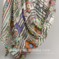 100% cashmere woven shawl digital print scarf